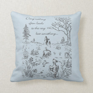 Pooh & Pals The Very Best Something Quote Throw Pillow