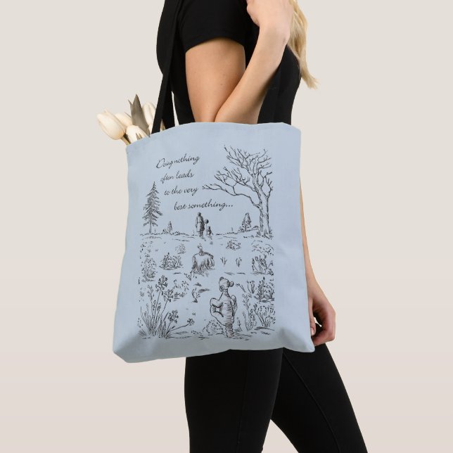 Pooh & Pals | The Very Best Something Quote Tote Bag (Close Up)