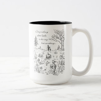 Pooh & Pals | The Very Best Something Quote Two-Tone Coffee Mug