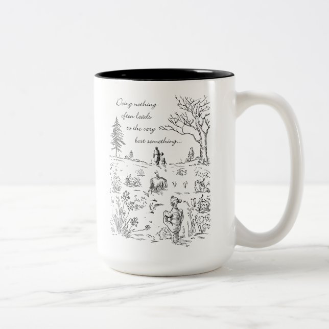Pooh & Pals | The Very Best Something Quote Two-Tone Coffee Mug (Right)