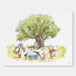 Pooh & Pals Watercolor Foam Board