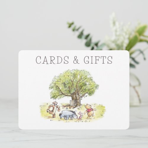 Pooh  Pals Watercolor  Gift  Cards