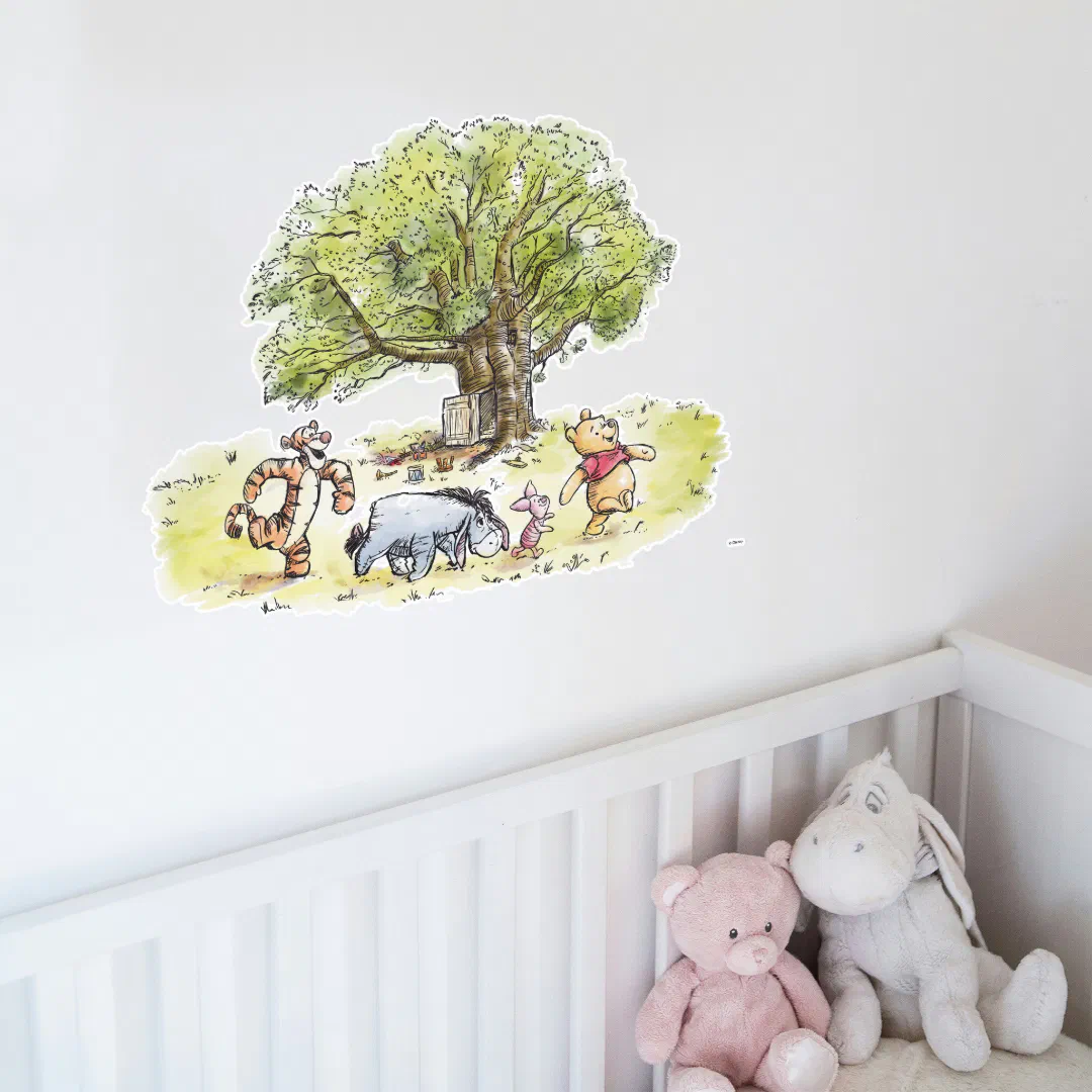 Pooh & Pals Watercolor Wall Decal