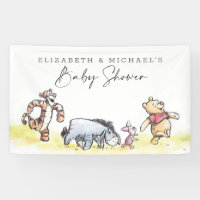 Pooh & Pals Watercolor Welcome Baby Shower