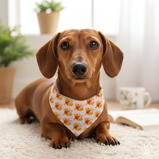 Pooh Pet Bandana Collar (Creator Uploaded)