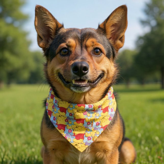 Pooh Pet Bandana Collar (Creator Uploaded)