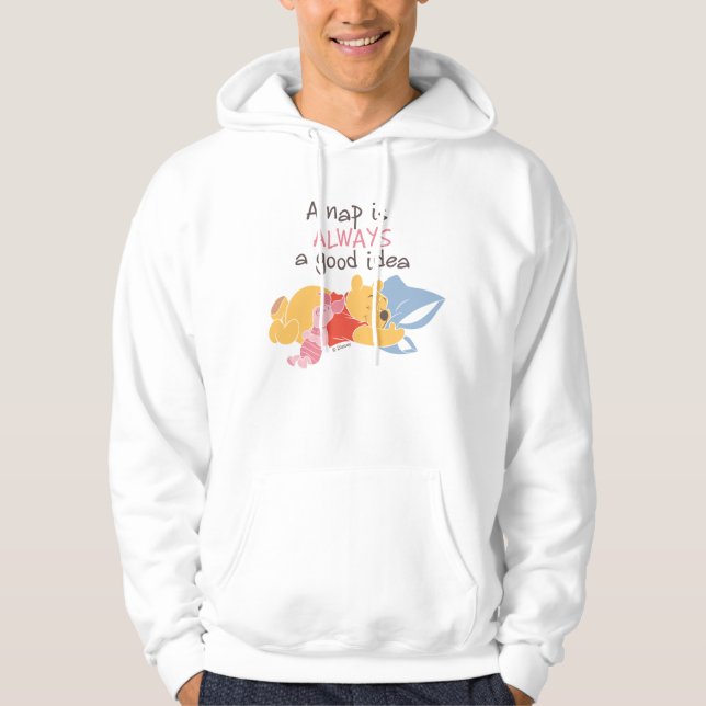 Pooh & Piglet | A Nap is Always a Good Idea Hoodie (Front)