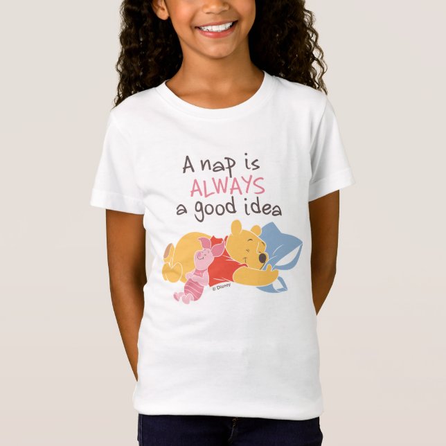 Pooh & Piglet | A Nap is Always a Good Idea T-Shirt (Front)
