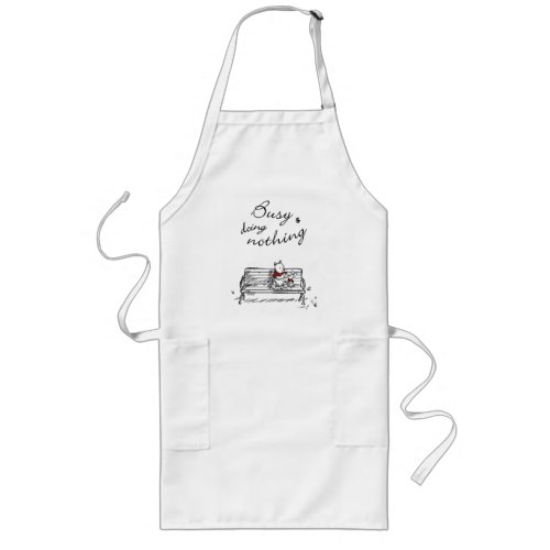 Pooh  Piglet  Busy Doing Nothing Long Apron