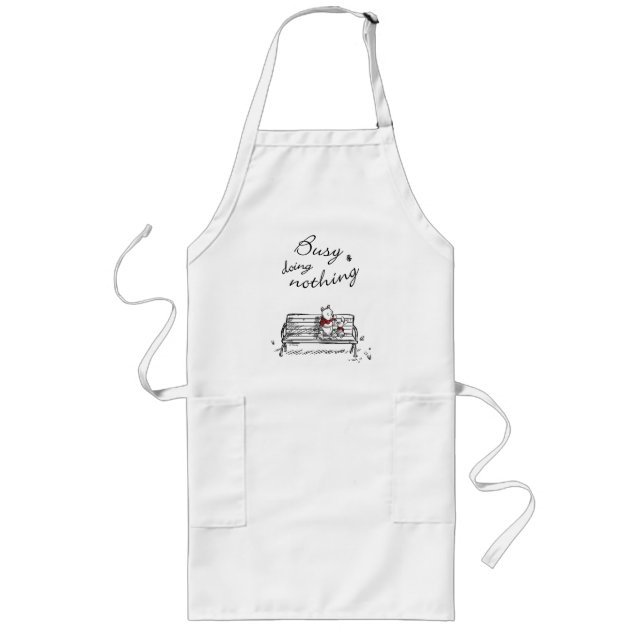 Pooh & Piglet | Busy Doing Nothing Long Apron (Front)