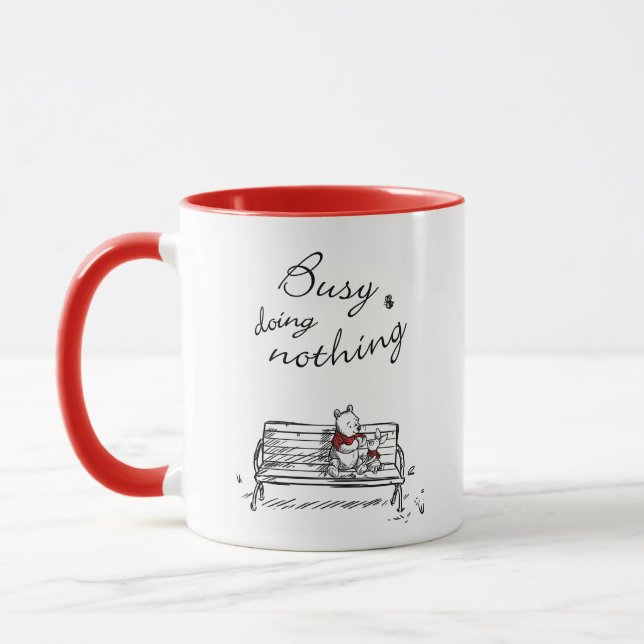 Pooh & Piglet | Busy Doing Nothing Mug (Left)