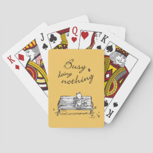 Pooh & Piglet Busy Doing Nothing Playing Cards