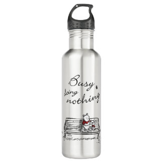 Pooh & Piglet | Busy Doing Nothing Stainless Steel Water Bottle