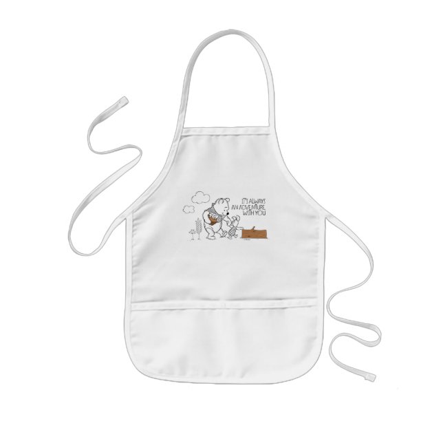 Pooh & Piglet | It's Always an Adventure with You Kids' Apron (Front)
