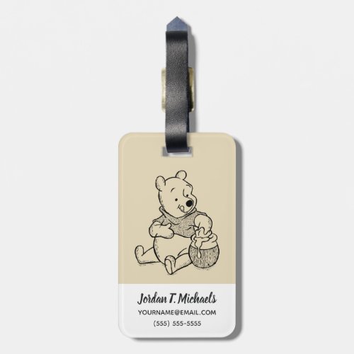 Pooh  Piglet  Its Always an Adventure with You Luggage Tag