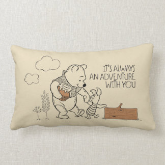 Pooh & Piglet | It's Always an Adventure with You Lumbar Pillow
