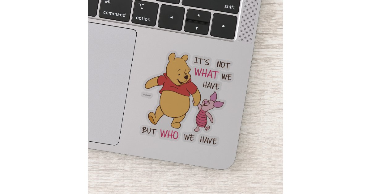 Classic Winnie the Pooh Illustrated Sticker, Zazzle.com