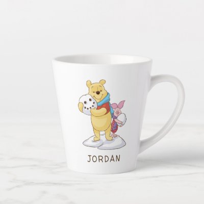 Pooh &amp; Piglet Latte Mug