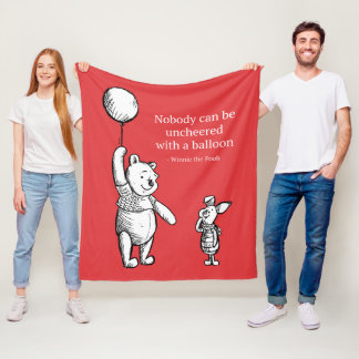 Pooh & Piglet | Nobody Can Be Uncheered Fleece Blanket