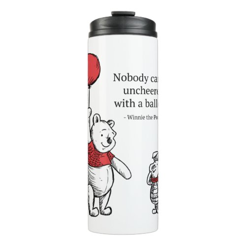 Pooh  Piglet  Nobody Can Be Uncheered Thermal Tumbler