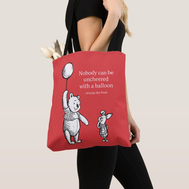 Pooh & Piglet | Nobody Can Be Uncheered Tote Bag (Close Up)