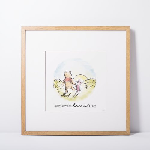 Pooh  Piglet  Today is My New Favorite Day Poster