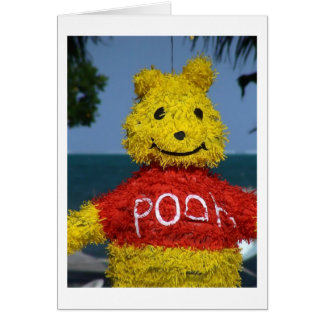 Pooh Piñata Cards
