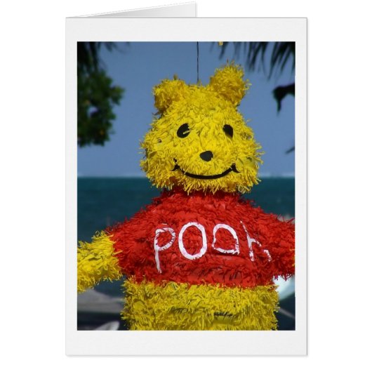Pooh Piñata Cards (Front)