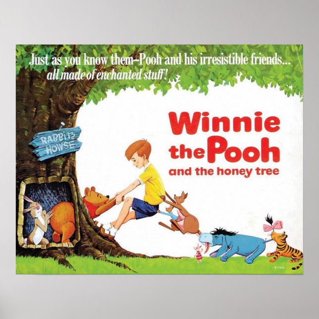 Pooh Stuck in the Honey Tree | Movie Poster (Front)