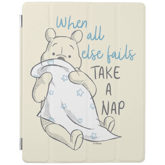 Pooh | Take a Nap Quote iPad Smart Cover (Front)