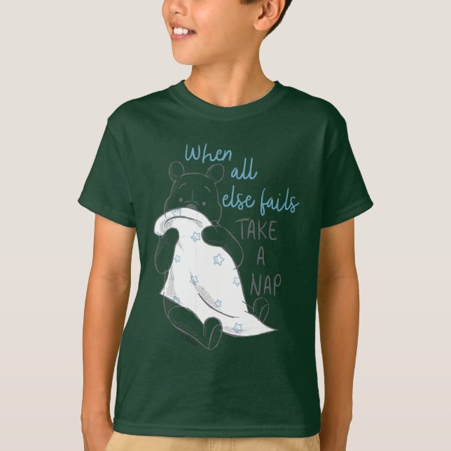 Pooh | Take a Nap Quote T-Shirt (Front)