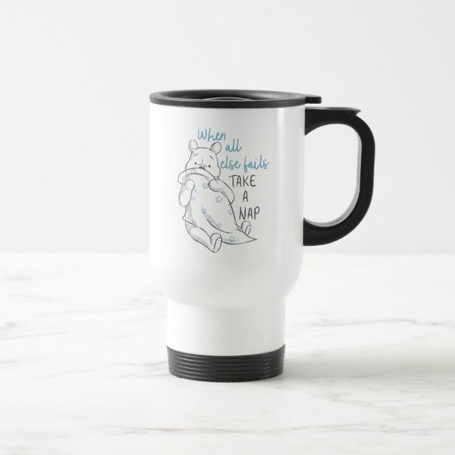 Pooh | Take a Nap Quote Travel Mug (Right)