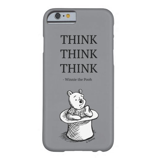 Pooh | Think Think Think Quote Barely There iPhone 6 Case