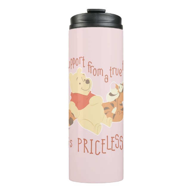 Pooh & Tigger | Support Quote Thermal Tumbler (Front)