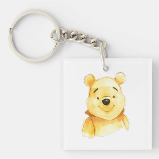 Pooh Watercolor Baby T-Shirt Cute Winnie the Poo Keychain
