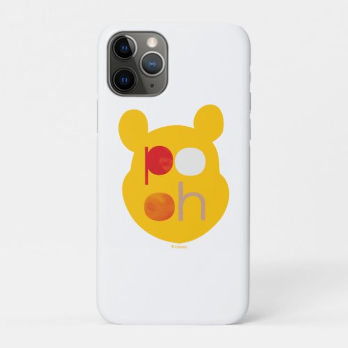 Pooh  Watercolor Big Head iPhone 11 Pro Case