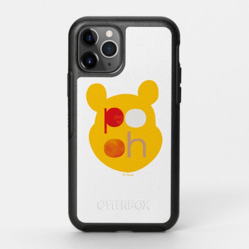 Pooh  Watercolor Big Head OtterBox Symmetry iPhone 11 Pro Case