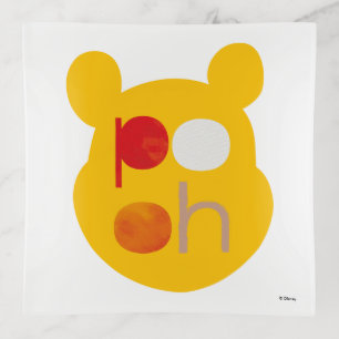 Pooh Watercolor Big Head Trinket Tray