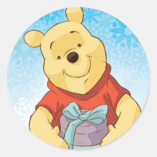 HALLMARK: Winnie the Pooh Christmas Stickers – Sticker Stash Outlet