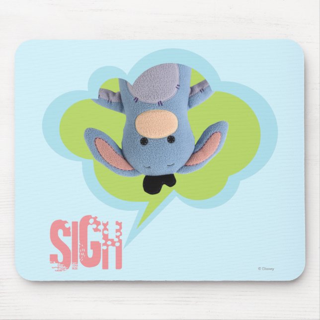 Pook-a-Looz Eeyore 3 Mouse Pad (Front)