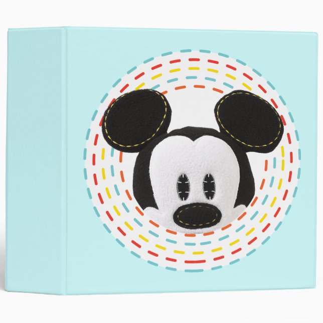 Pook-a-Looz Mickey | Peeking Circle Binder (Front/Spine)