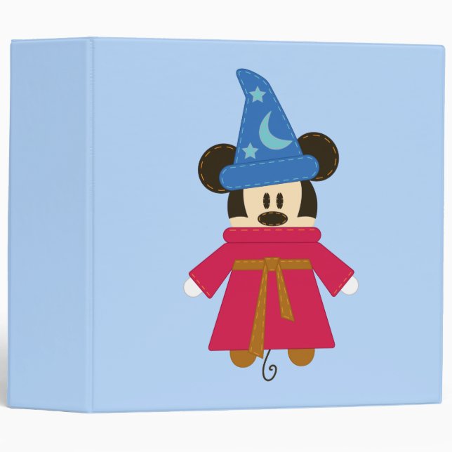 Pook-a-Looz Mickey | Sorcerer's Hat 3 Ring Binder (Front/Spine)