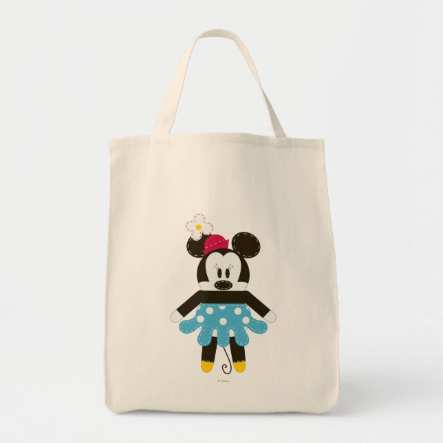 Pook-a-Looz Minnie | Blue Dress Tote Bag (Front)