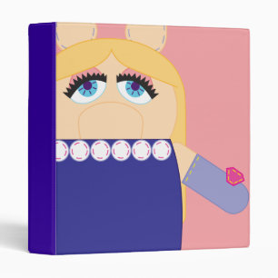 Pook-a-Looz Miss Piggy 3 Ring Binder