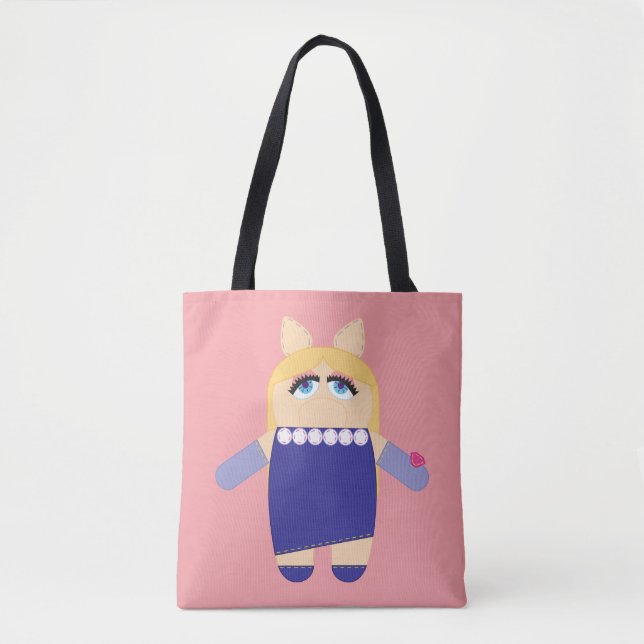 Pook-a-Looz Miss Piggy Tote Bag (Front)