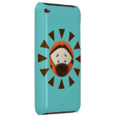 Pook-a-Looz Tigger Peeking iPod Touch Case-Mate Case (Back/Right)