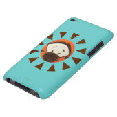 Pook-a-Looz Tigger Peeking iPod Touch Case-Mate Case (Bottom)