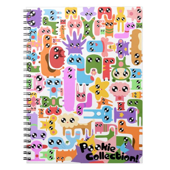 Pookie Puzzle Spiral Notebook (Front)