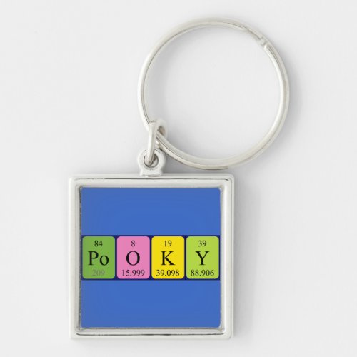 Pooky periodic table name keyring