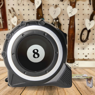 Pool 8 Ball Billiards Tape Measure